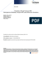 Two-Phase Fluid Flow Properties of Rough Fractures With Heterogeneous Wettability: Analysis With Lattice Boltzmann Simulations