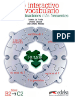 Uso Interactivo Del Vocabulario y Sus Combinaciones Más Frecuentes