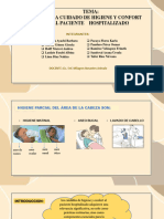 Higiene y Confort Del Area de La Cabeza Del Paciente