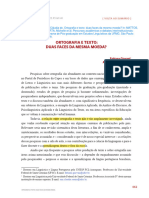 Ortografia e Texto - Duas Faces Da Mesma Moeda - 2022 - Capítulo