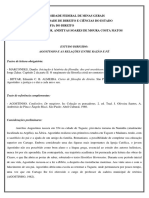 Estudo Dirigido - Agostinho e As Relações Entre Razão e Fé