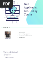 Web Pentesting Course Slides