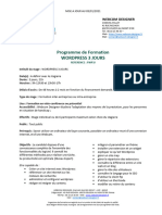 Programme Wordpress FWP3J