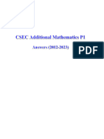 CSadd-maths P1 Answers (2012-2023)