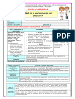 U3 S3 Sesion D3 CT ¿Que Es La Contaminacion Del Medioambiente