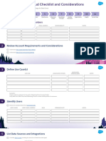 Data Cloud Checklist