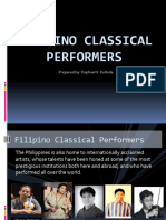 Filipino Classical Performers