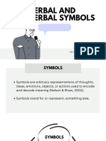 Verbal and Nonverbal Symbols