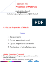 11 M Optical Properties of Materials