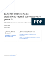 Bactrias Promotoras de Crescimento de Plantas Conceitos e Potencial de Uso - Es