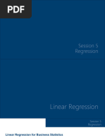 Linear RegressionSV