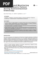 Chung2016 Sedation and Monitoring in The Pediatric Patient During Gastrointestinal Endos