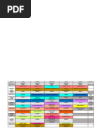 Horario Kínder B 2022