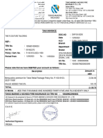 Policy Debit Note