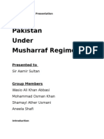 Pakistan Under Musharraf Regime