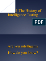 Unit 9-1 - The History of Intelligence Testing 2