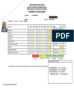 Informe de Calificaciones