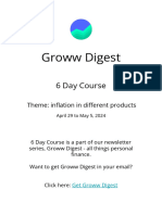 Groww Digest 6-Day-Course - 29 April To 5 May 24