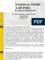 International Trade Law Psda