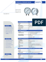 Differential Pressure Gauge - Bellow - India Pressure Gauge