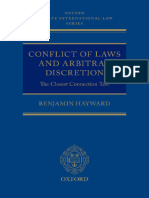 Conflict of Laws and Arbitral Discretion - Brnjamin Hayward