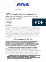 Global Essay Competition Template 2024