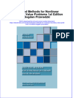 Full Ebook of Selected Methods For Nonlinear Boundary Value Problems 1St Edition Bogdan Przeradzki Online PDF All Chapter