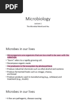 Lecture 1 Microbial World and You