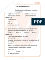 Important Unit and Measurement NEET Questions