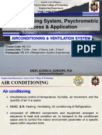 ME 512 - Chapter 1 - Air Conditioning Process, Psychrometric Properties & Applications 1.1