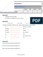 Multiples Et Diviseurs 5ème Evaluation Bilan Contrôle