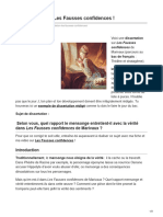 Dissertation Sur Les Fausses Confidences