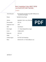 Real Time Data Acquisition Using ARM 7 TDMI Processor Based LPC2148