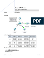 Lab 6 - Configuring Wireless LAN