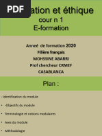 Legislation Et Ethyque N 1