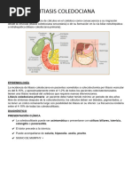 Litiasis Coledociana PDF