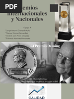 Premios Internacionales y Nacionale