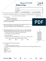 Ficha 11 - Revisão Teste 4