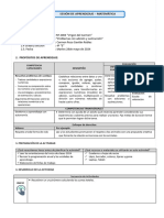 Sesión Matemática 4E Problemas de Adición y Sustracción Martes 28 Mayo