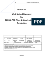 MS For ELEC & FAS Wire & Cables Installations & Termination