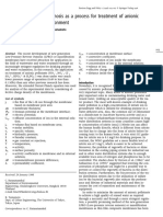 Low-Pressure Reverse Osmosis As A Process For Treatment of Anionic Pollutants in Water Environment