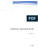 Creativity, Innovation and Design