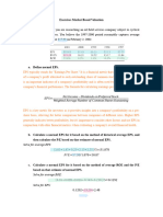 Exs Market Based Valuation. FINVAL