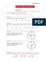 Math Exercice Trigonométrie