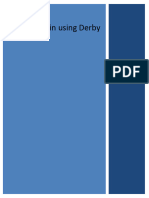 Java JDBC Apache Derby Commands