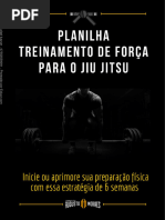 Planilha Treino de Forca BJJ