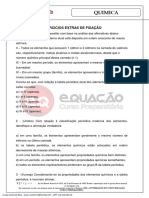 Exercicios Extras de Fixação Química