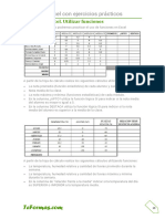 Ejercicios Curso de Excel Con Ejercicios Practicos