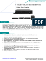 Data Sheetdma60u Dma650u Digital Mixer Amplifier - 1685071671