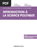 Introduction À La Science Politique: Xavier Crettiez Jacques de Maillard Patrick Hassenteufel